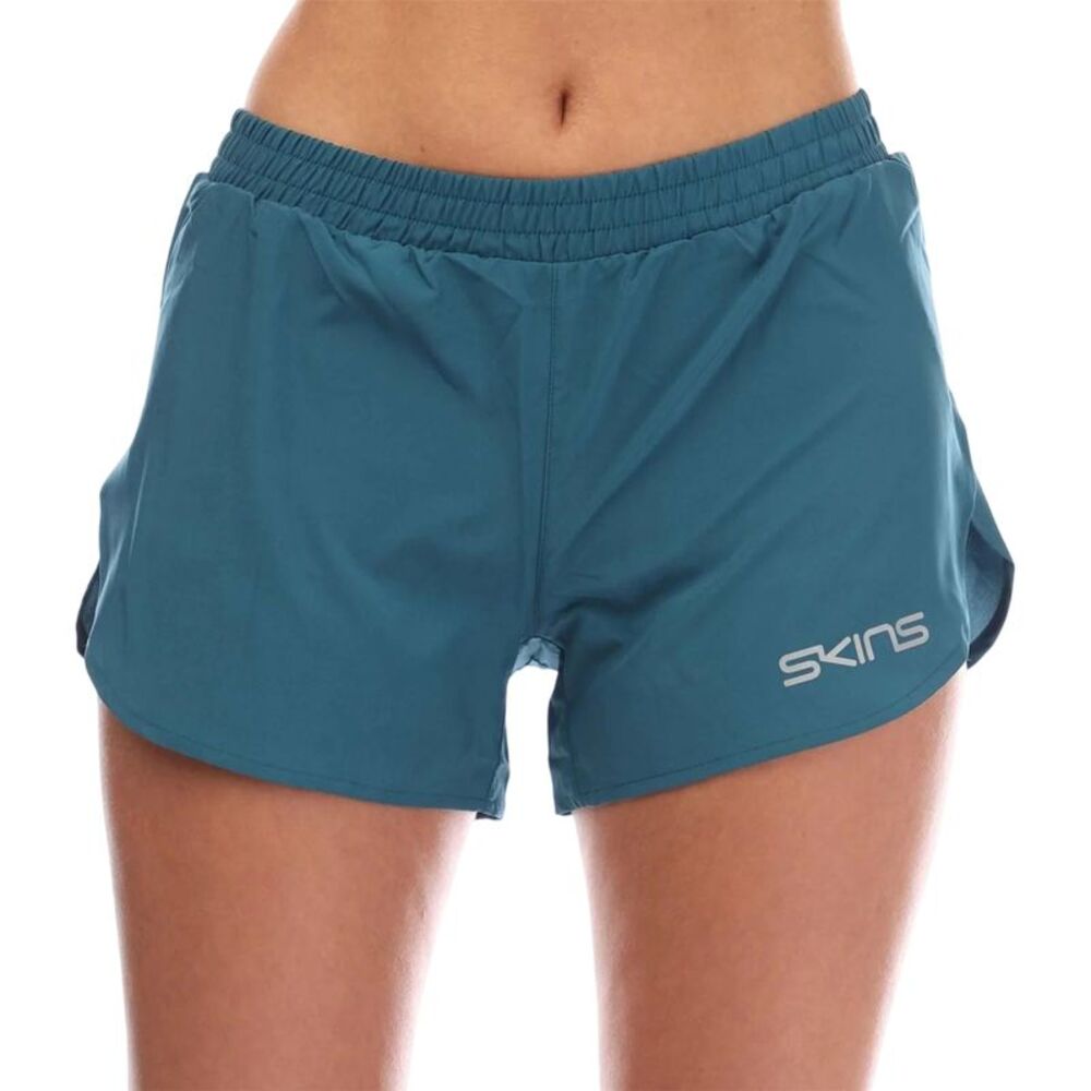 Skins Womens/Ladies Series-3 Superpose Running Shorts / Teal
